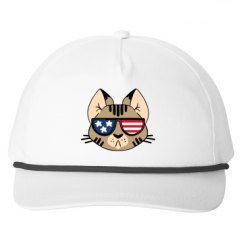 Snapback Five-Panel Rope Hat