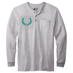 Unisex Carhartt Long Sleeve Henley Tee