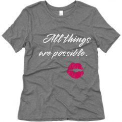 Ladies Relaxed Fit Super Soft Triblend Tee