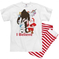 I Believe Ladies Holiday Pajama Set