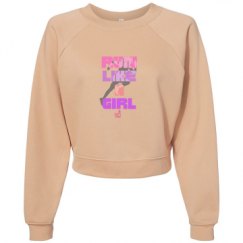 Women's Raglan Pullover Fleece