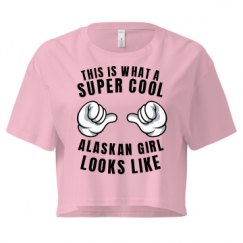 Ladies Festival Cali Crop Top Tee