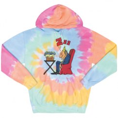 Unisex Tie-Dye Fleece Hoodie