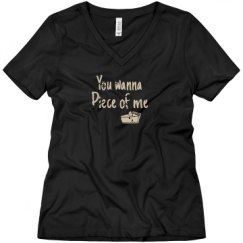 Ladies Relaxed Fit V-Neck Tee