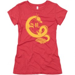 Ladies Slim Fit Super Soft Triblend Tee