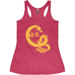 Ladies Slim Fit Super Soft Racerback Triblend Tank