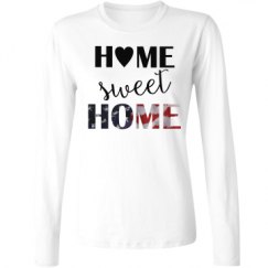 Ladies Relaxed Fit Basic Long Sleeve Tee