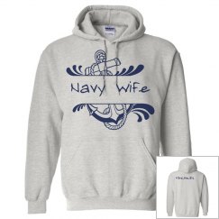 Navy Wife Hoodie