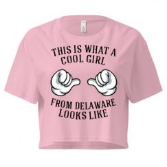 Ladies Festival Cali Crop Top Tee