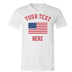 Unisex V-Neck Jersey Tee