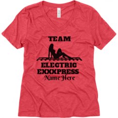 Ladies Relaxed Fit Super Soft Triblend V-Neck Tee