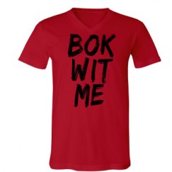 Unisex V-Neck Jersey Tee