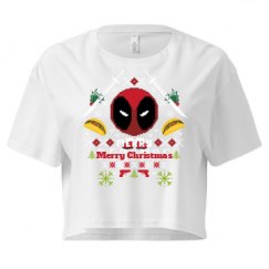 Ladies Festival Cali Crop Top Tee