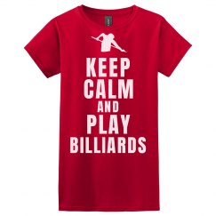 Keep calm play Billiards