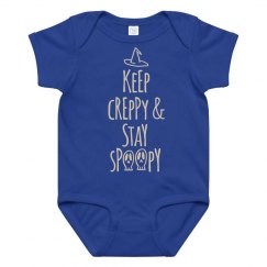 Keep Creppy and Stay Spoopy Halloween Onesies