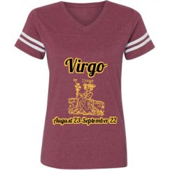 Ladies Relaxed Fit Vintage Sports Tee