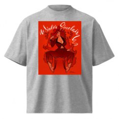 Unisex Organic Oversized High Neck T-Shirt