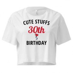 Ladies Festival Cali Crop Top Tee