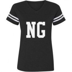 Ladies Relaxed Fit Vintage Sports Tee