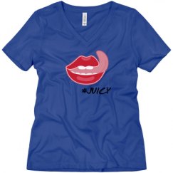 Ladies Relaxed Fit V-Neck Tee
