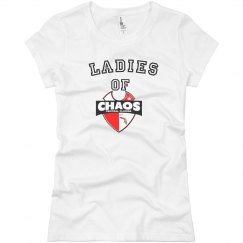 LADIES OF CHAOS JERSEY T SHIRT