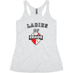 Ladies Slim Fit Super Soft Racerback Triblend Tank