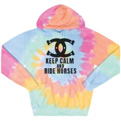 Unisex Tie-Dye Fleece Hoodie