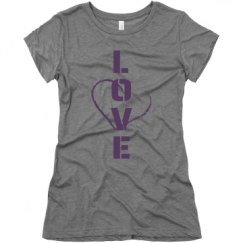 Ladies Slim Fit Super Soft Triblend Tee