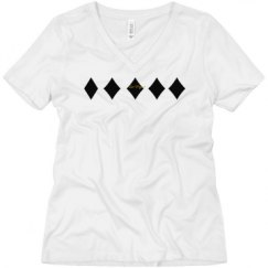 Ladies Relaxed Fit V-Neck Tee