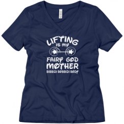 Ladies Relaxed Fit V-Neck Tee