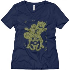 Ladies Relaxed Fit V-Neck Tee