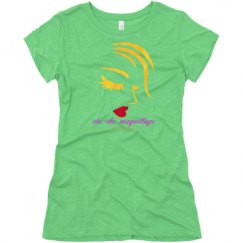 Ladies Slim Fit Super Soft Triblend Tee