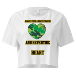 Ladies Festival Cali Crop Top Tee