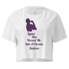 Ladies Festival Cali Crop Top Tee