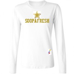 Ladies Relaxed Fit Basic Long Sleeve Tee