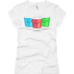 Ladies Slim Fit Basic Promo Jersey Tee