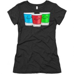 Ladies Slim Fit Super Soft Triblend Tee