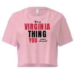 Ladies Festival Cali Crop Top Tee