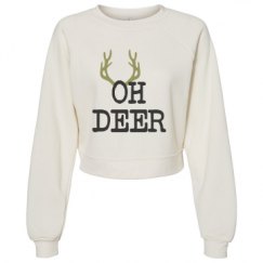 Women's Raglan Pullover Fleece