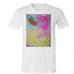 Unisex V-Neck Jersey Tee