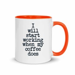 11oz Ceramic Mug with Color Inside