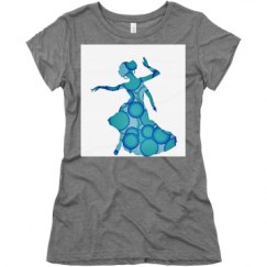 Ladies Slim Fit Super Soft Triblend Tee