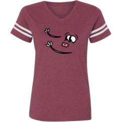 Ladies Relaxed Fit Vintage Sports Tee