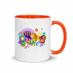 11oz Ceramic Mug with Color Inside