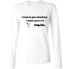 Ladies Relaxed Fit Basic Long Sleeve Tee