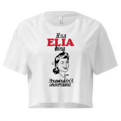 Ladies Festival Cali Crop Top Tee