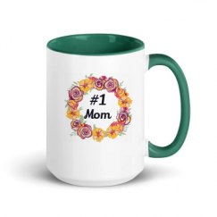 15oz Ceramic Mug with Color Inside