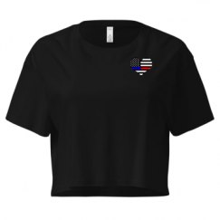 Ladies Festival Cali Crop Top Tee