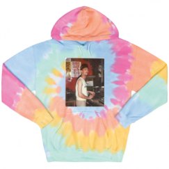 Unisex Tie-Dye Fleece Hoodie