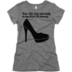 Ladies Slim Fit Super Soft Triblend Tee